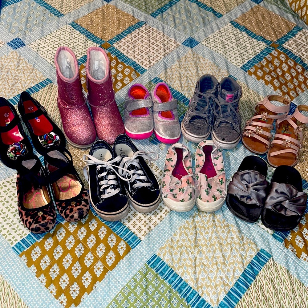 Girls Size 11 & 12 Shoe Lot